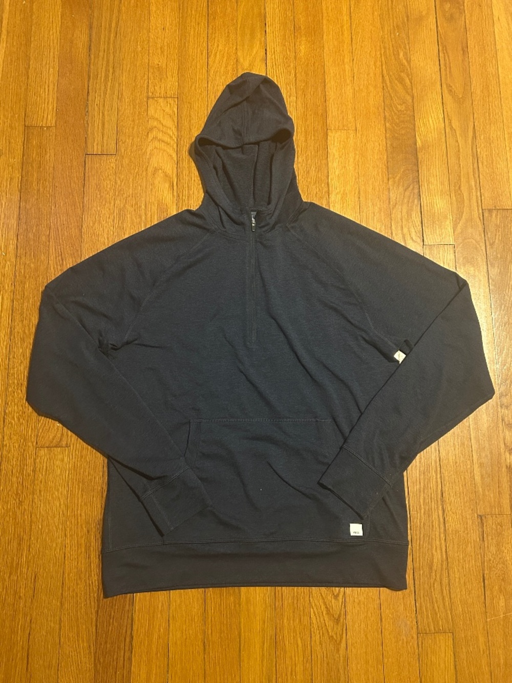 Vuori Ponto Performance Half Zip Hoodie Navy Men’s M